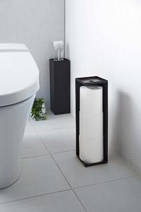 Yamazaki, Koupelnový stojan na toaletní papíry Tower 7851 | černý