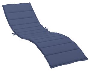 Poduška na lehátko námořnická modrá oxfordská tkanina