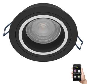 Eglo 900764 - LED RGBW Stmívatelné podhledové svítidlo CAROSSO-Z 4,7W/230V černá