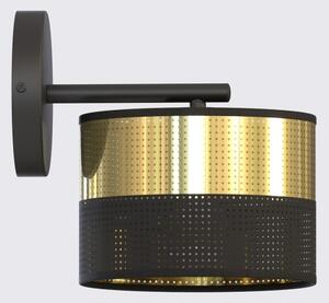 Nástěnná lampa LUX 1xE27/15W/230V černá/zlatá