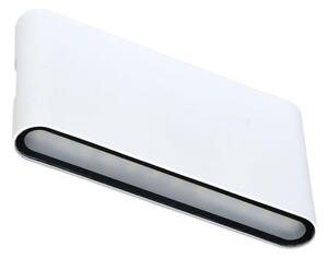 Ecolite ZFP12-BI - LED Venkovní nástěnné svítidlo BRICK 2xLED/6W/230V IP65 bílá