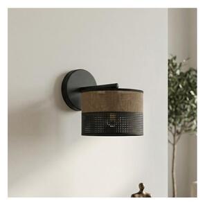 Nástěnná lampa KARBON 1xE27/15W/230V černá/hnědá