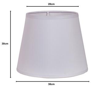 Duolla - Stínidlo k stojací lampě CLASSIC L E27 pr. 38 cm bílá