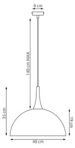Lustr na lanku NAUTICA 1xGX53/12W/230V černá