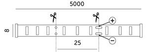 LED Pásek LED/50W/12V 5 m 6500K IP65