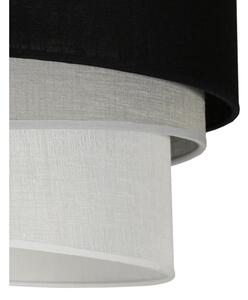 Duolla - Přisazený lustr TRIO 1xE27/15W/230V pr. 45 cm černá/šedá/bílá