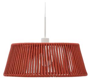 Terakotově červené závěsné stínidlo Kave Home Aldet 46 cm
