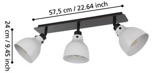 Eglo 43829 - Bodové svítidlo MATLOCK 3xE27/40W/230V