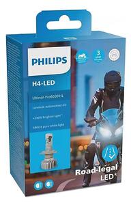 LED Motožárovka Philips ULTION 11342 U6000 X1 H4 P43t-38/18W/12V 5800K