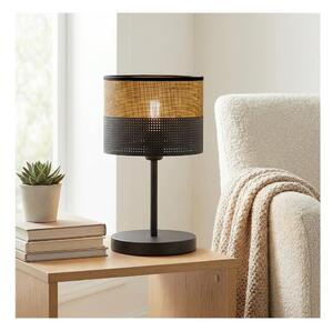Stolní lampa KARBON 1xE27/15W/230V černá/hnědá