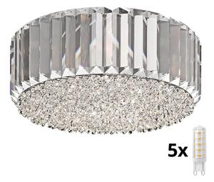 Brilagi - LED Křišťálové stropní svítidlo GLAMOUR 5xG9/42W/230V