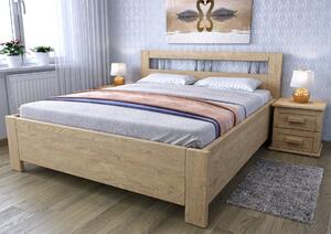 Postele Rovder Jasanová postel Perla s úložným prostorem Rozměr: 200x120, Povrchová úprava Jasan: Jasan lakovaný