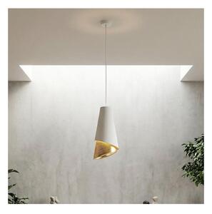 Lustr na lanku MODA 1xE27/15W/230V bílá/zlatá