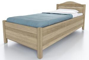 Vlastní výroba Dubová postel Mária s úložným prostorem