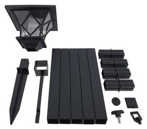 LED Solární venkovní lampa 3v1 LED/1,2V 200 mAh IP44 černá