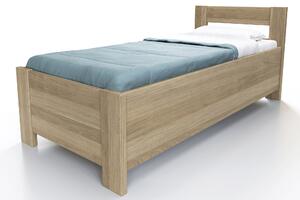 Vlastní výroba Dubová postel Ela s úložným prostorem