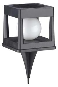LED Solární svítidlo CUBO LED/3,7V 1200 mAh IP44 černá