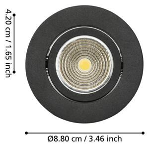 Eglo 33997 - LED Stmívatelné podhledové svítidlo SALICETO LED/6W/230V černá