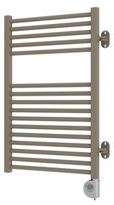 Vertaduro - Koupelnový radiátor s termostatem MEG 400W 78x50 cm taupe