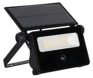 LED Solární reflektor se senzorem LED/30W/5,5V 3000 mAh IP54