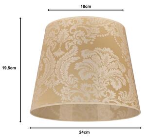 Duolla - Stínidlo k stolní lampě CLASSIC M E27 pr. 24 cm zlatá