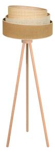 Duolla - Stojací lampa YUTE TRIO 1xE27/15W/230V pr. 45 cm hnědá/šedá/béžová