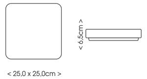 Ecolite W3094-12W/BI-LED Koupelnové stropní svítidlo LUKY LED/12W/230V IP44 bílá