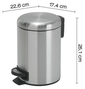 Gedy - Odpadkový koš POTTY 3 l Soft Close nerez