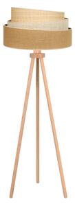 Duolla - Stojací lampa YUTE TRIO 1xE27/15W/230V pr. 45 cm hnědá/šedá/béžová