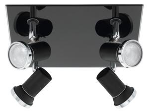 Eglo 780428 - LED Koupelnové bodové svítidlo BABILONE 4xGU10/3W/230V IP44 černá