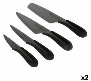 Sada nožů Santa Clara Keramický 4 Kusy Černý 17 cm 17 (2 kusů)