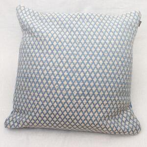 Velký dekorativní polštář s modrobílým vzorem