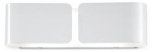 Nástěnné svítidlo Ideal lux 014166 CLIP AP2 SMALL BIANCO 2xE27 60W