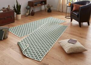 NORTHRUGS - Hanse Home koberce Kusový koberec Twin-Wendeteppiche 103125 grün creme – na ven i na doma - 120x170 cm