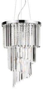 Závěsné svítidlo / Luster Ideal lux 117737 CARLTON SP8 CROMO 8xE14 40W chrom