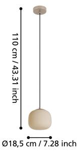 Eglo 900893 - Lustr na lanku COMINIO 1xE27/40W/230V
