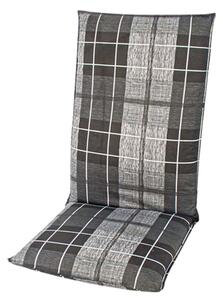 Doppler LIVING 2934 antracit/šedá, vysoký polstr na křesla a židle, 48x119x6 cm