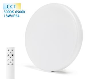 Aigostar - LED Koupelnové stropní svítidlo LED/18W/230V 3000-6000K IP54 + DO
