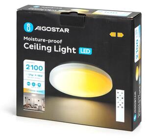 Aigostar - LED Koupelnové stropní svítidlo LED/18W/230V 3000-6000K IP54 + DO