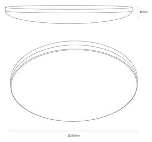 LED Stropní svítidlo HUGO LED/12/18/24W/230V 3000/4000/6500K pr. 30 cm IP54 bílá