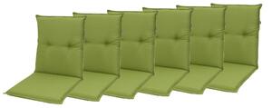 Doppler LIVING HIT 7836 zelená, nízký polstr na křesla a židle, 48x100x6 cm, 6 ks
