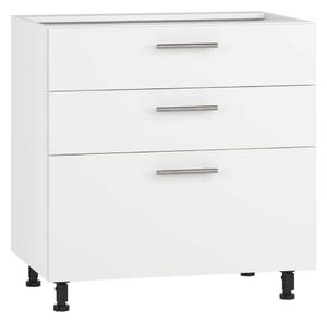Dolní skříňka Vento D3S-80/82, matně bílá