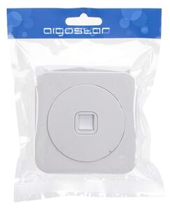 Aigostar - Telefonní zásuvka s rámečkem bílá