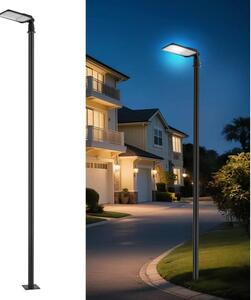 Brilagi-LED Venk. lampa se sloupem a kl. 4 m URBANLIGHT LED/100W/230V černá IP65