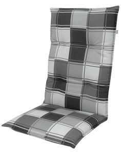 Doppler LIVING TOP 8803 antracit/šedá, vysoký polstr na křesla a židle, 48x119x7 cm