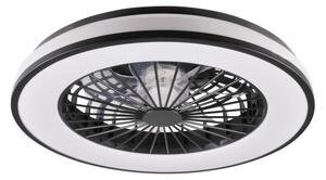 LED Stmívatelné stropní svítidlo s ventilátorem LED/48W/230V 3000-6500K + DO