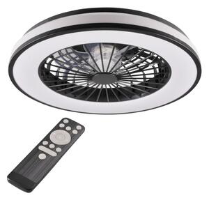LED Stmívatelné stropní svítidlo s ventilátorem LED/48W/230V 3000-6500K + DO