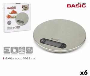 Kuchyňskou váhu Basic Home Stříbřitý 20 x 2,1 cm (6 kusů)