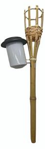 LED Solární lampa BAMBOO LED/1,2V 150 mAh 1800K 56 cm IP44 béžová
