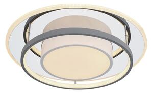 GLOBO Stropní LED moderní osvětlení LEOLA, 60W, teplá bílá-studená bílá, 49cm, kulaté 48017-60R